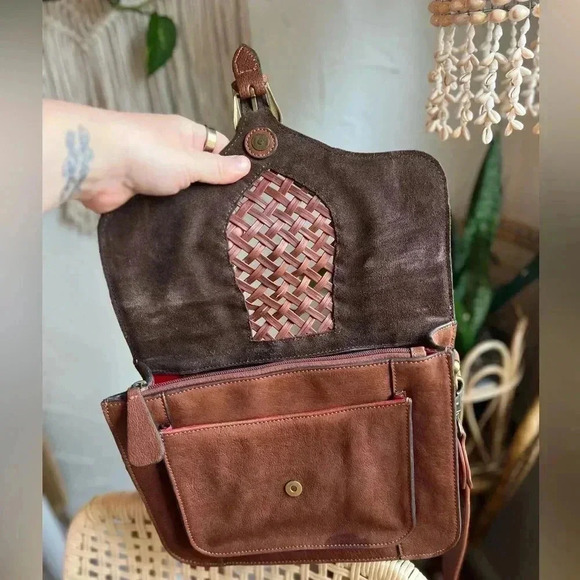 Scully West Tooled Leather Crossbody Bag - 11x8 Western Satchel - Picture 11 of 14